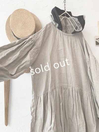 画像8: Avenue／フード付きギャザーワンピース