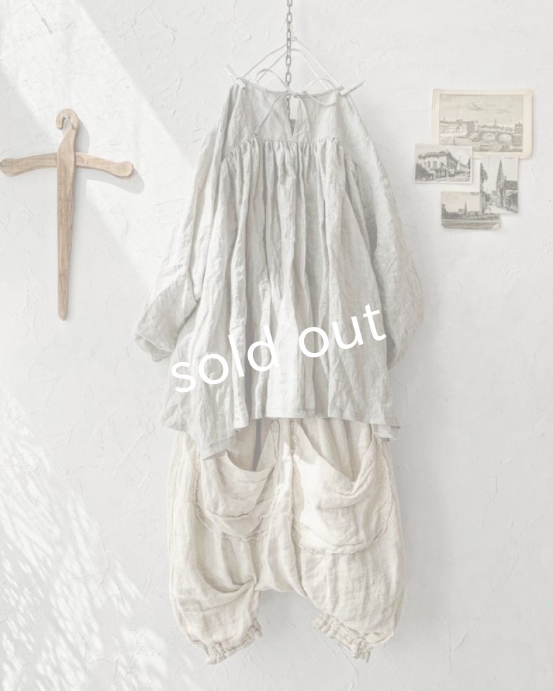 画像9: MARCHE' DE SOEUR／教会のチュニック・アンティークグレー (9)