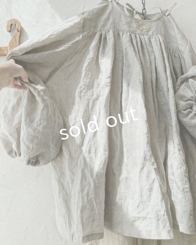 画像7: MARCHE' DE SOEUR／教会のチュニック・アンティークグレー