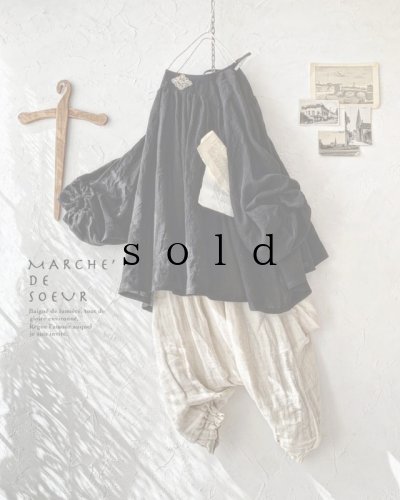 画像1: MARCHE' DE SOEUR／教会のチュニック・ブラック