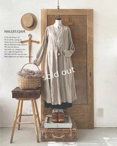 画像1: HALLELUJAH／Robe de Religieuse 修道女のローブ・beige / flax