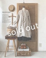 HALLELUJAH／1890's Bourgeron 羊飼いシャツワンピース・flax