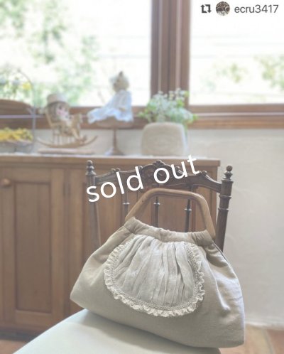 画像10: ecru-ke／木の持ち手バッグ