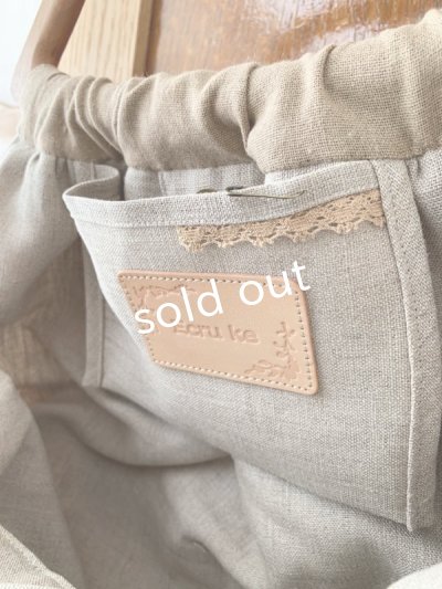 画像8: ecru-ke／木の持ち手バッグ