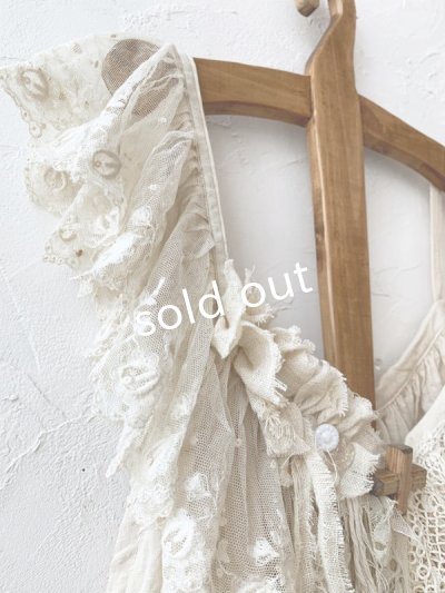 画像4: pollenbienco/アンティークレースと十字架のキャミソール・A