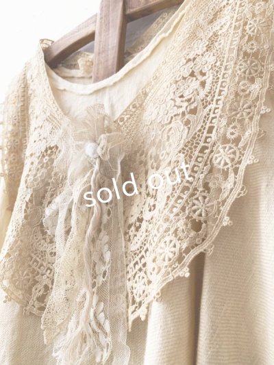 画像5: pollenbienco/アンティークレースと十字架のチュニック