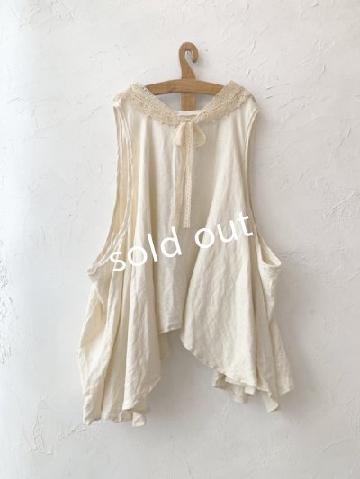 画像8: pollenbienco/アンティークレースと十字架のチュニック