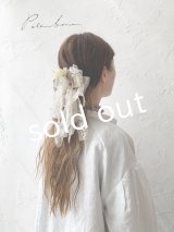 pollenbienco／アンティークレースのウィッグバレッタ・B