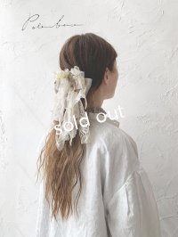 pollenbienco／アンティークレースのウィッグバレッタ・B