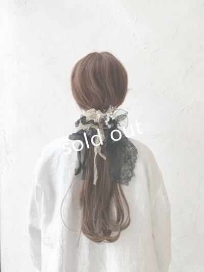 画像3: pollenbienco/アンティークレースのウィッグバレッタ・A