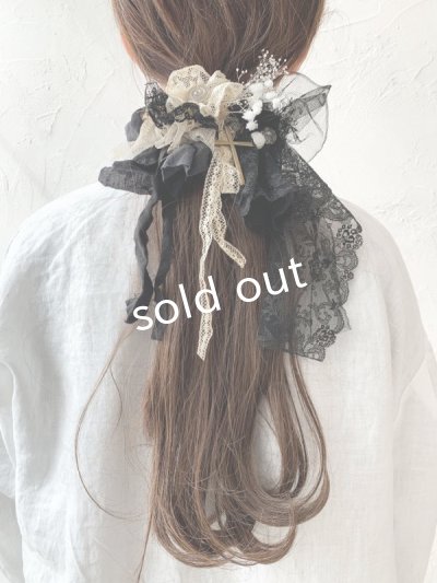 画像4: pollenbienco/アンティークレースのウィッグバレッタ・A