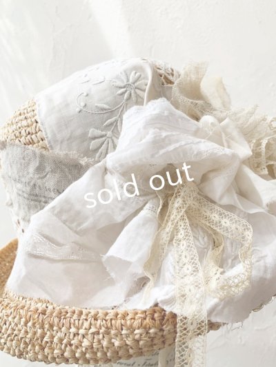 画像5: pollenbienco／アンティークレースのハット