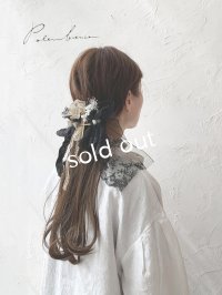 pollenbienco／アンティークレースのウィッグバレッタ・A