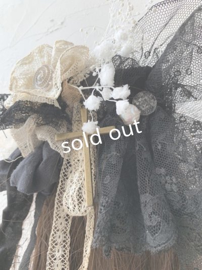 画像5: pollenbienco/アンティークレースのウィッグバレッタ・A