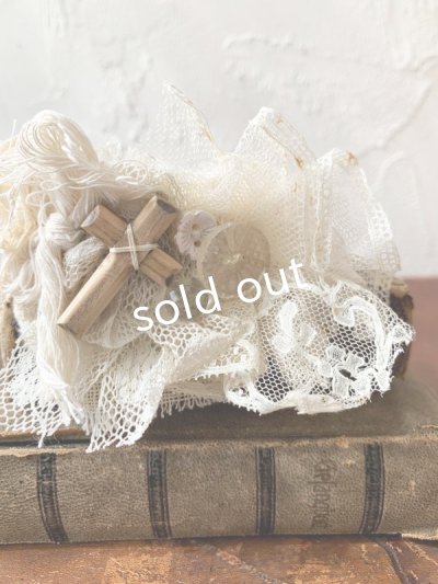 画像6: pollenbienco/アンティークレースのブレスレット