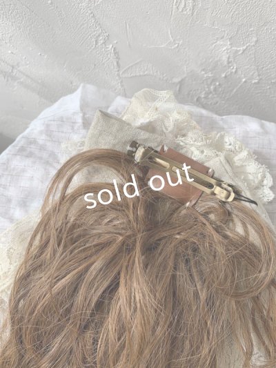 画像6: pollenbienco/アンティークレースのウィッグバレッタ・B