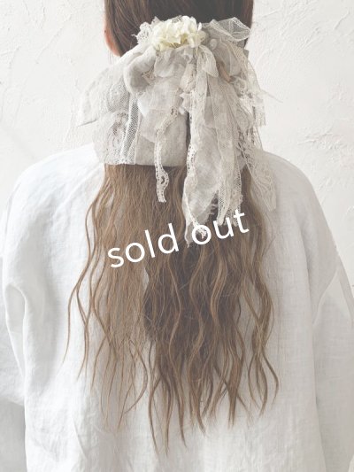 画像4: pollenbienco/アンティークレースのウィッグバレッタ・B