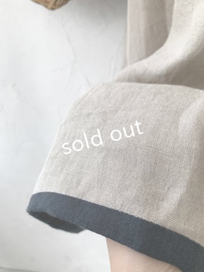 画像5: kosatofuku/リネンのスモックギャザーワンピース・ベージュ