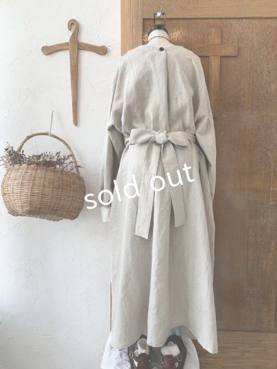 画像6: kosatofuku／リネンのナースワンピース・キナリ