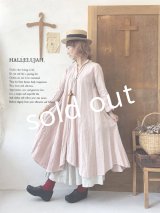 HALLELUJAH／Robe de femme de chambre 小間使いローブ衿付・pink