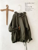 画像1: MARCHE' DE SOEUR／ラッフルリボンプルオーバー・フォレスト (1)