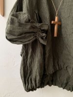 画像3: MARCHE' DE SOEUR／ラッフルリボンプルオーバー・フォレスト (3)