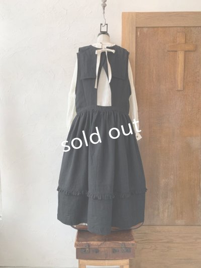 画像5: kosatofuku/セーラーカラー付きノースリーブドレス・ブラック
