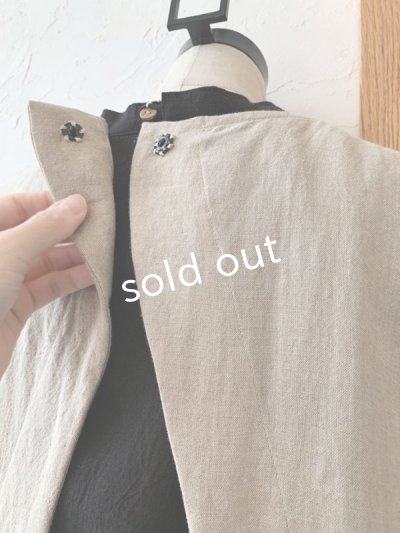 画像11: kosatofuku/セーラーカラー付きノースリーブドレス・ブラック