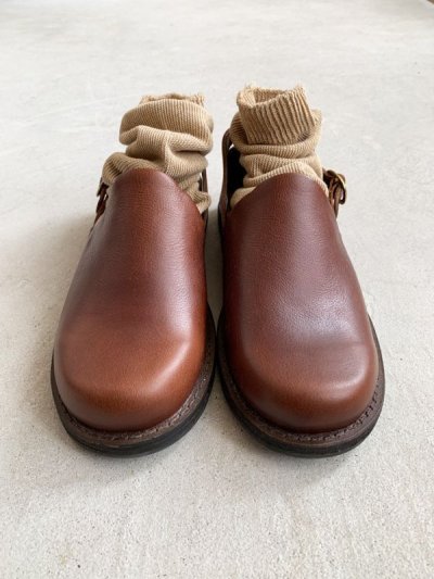 画像5: Diu／本革カメリアサンダル・ダークブラウン