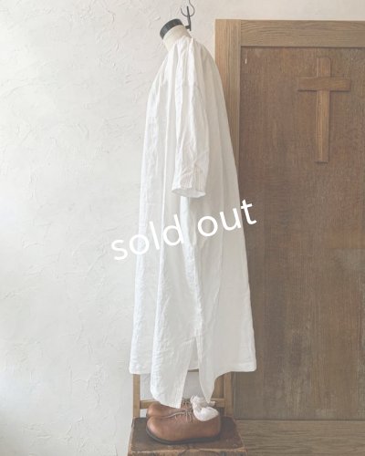 画像8: je suis comme je suis/花笑みのステッチドレス・ミルクホワイト