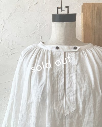 画像3: je suis comme je suis/花笑みのステッチドレス・ミルクホワイト