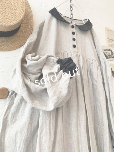 画像4: Avenue／丸襟ギャザーワンピース