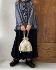 画像6: LaceJem／ミモザの刺繍バッグ (6)