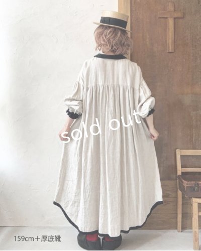 画像14: Avenue／丸襟ギャザーワンピース