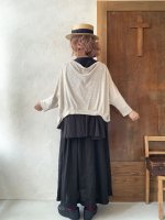 画像13: MARCHE' DE SOEUR／ベルギアンリネンカーディガン・生成り (13)
