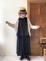 画像11: MARCHE' DE SOEUR／ベルギアンリネンカーディガン・生成り (11)