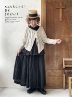 画像9: MARCHE' DE SOEUR／ベルギアンリネンカーディガン・生成り (9)