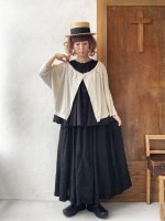 画像10: MARCHE' DE SOEUR／ベルギアンリネンカーディガン・生成り (10)
