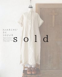 MARCHE' DE SOEUR／ヨークシャツワンピース・エクリュ