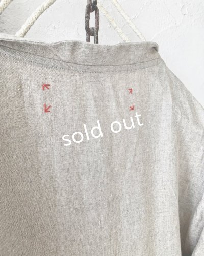 画像7: HALLELUJAH/Robe de femme de chambre 小間使いローブ衿付・flax