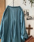 画像6: HALLELUJAH／Robe de femme de chambre 小間使いローブ衿付・turquoise