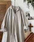 画像2: HALLELUJAH／Robe de femme de chambre 小間使いローブ衿付・flax (2)