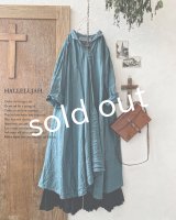 HALLELUJAH／Robe de femme de chambre 小間使いローブ衿付・turquoise