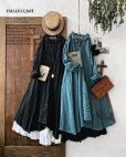 画像7: HALLELUJAH／Robe de femme de chambre 小間使いローブ衿付・turquoise