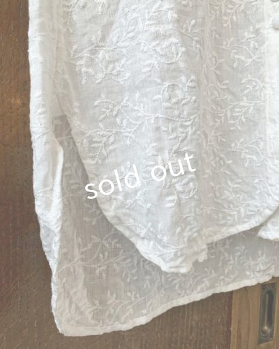 画像6: HALLELUJAH／Victorian Chemise ヴィクトリア時代のシャツ・Off White