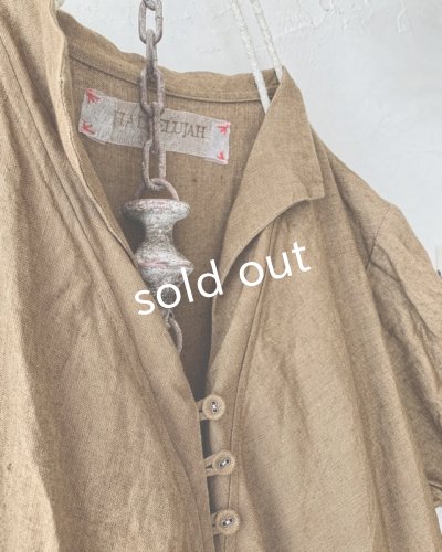 画像3: HALLELUJAH/Robe de femme de chambre 小間使いローブ衿付・brown