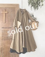 HALLELUJAH／Robe de femme de chambre 小間使いローブ衿付・brown