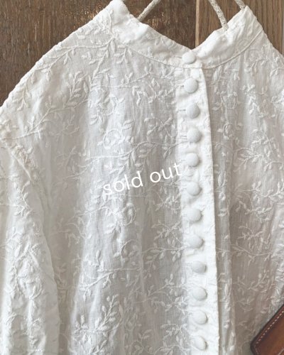 画像2: HALLELUJAH／Victorian Chemise ヴィクトリア時代のシャツ・Off White