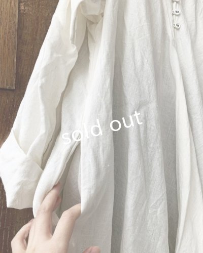 画像4: HALLELUJAH/Robe de femme de chambre 小間使いローブ衿付・off-white