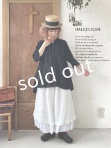 HALLELUJAH／Chemise de garçon Berger 羊飼い少年のシャツ・black